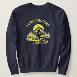 Eu Gosto de Camiseta de Esporte de Inverno de Esqu