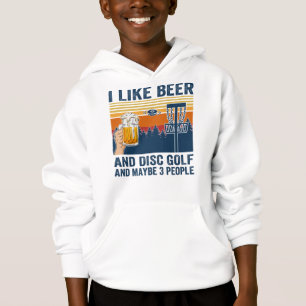 eu gosto de cerveja e golfe de disco e talvez trê