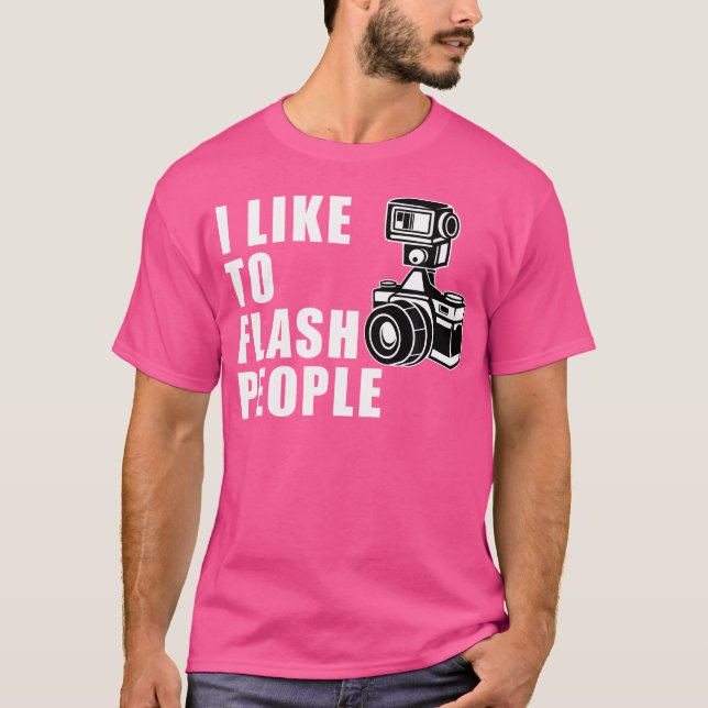 Eu Gosto de Fotografar Pessoas Camisa Tcamera (Frente)