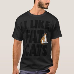 Eu Gosto De Gordura Ca Engraçada Camisetas Gatos M