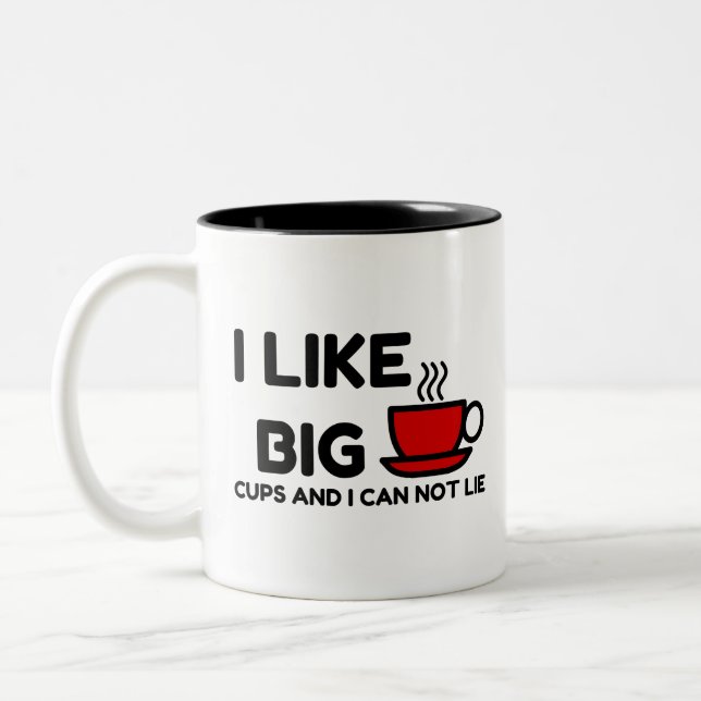 EU GOSTO DE GRANDES XÍCARAS E NÃO POSSO MENTIR (Esquerda)