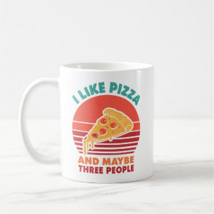 eu gosto de pizza e talvez de canecas de pizza par