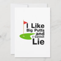 Eu Gosto De Putts Grandes E Não Posso Mentir Golfe