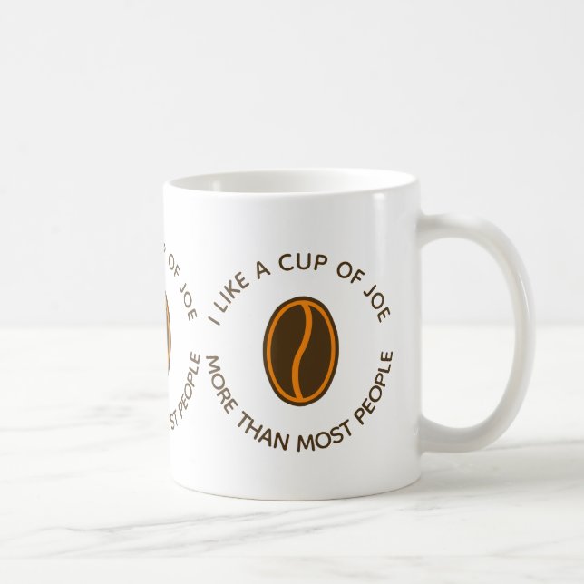 Eu gosto de uma xícara de café mais Caneca de Cita (Direita)