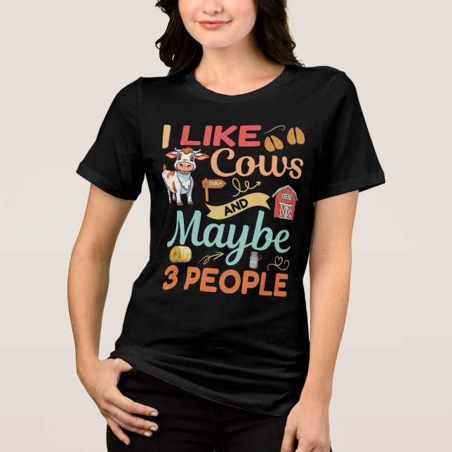 Eu Gosto De Vacas E Talvez 3 Pessoas, Engraçado An (Frente)