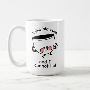 Eu Gosto de Xícaras Grandes – Caneca Clássica