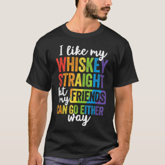 Eu Gosto Do Meu Hetero De Uísque, Camisa Gay de Or