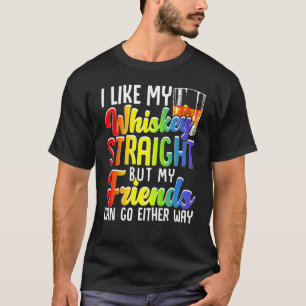 Eu Gosto Do Meu Hetero De Uísque Camisa O Presente