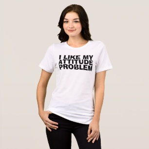 EU GOSTO DO MEU PROBLEMA DE ATITUDE, t-shirts engr