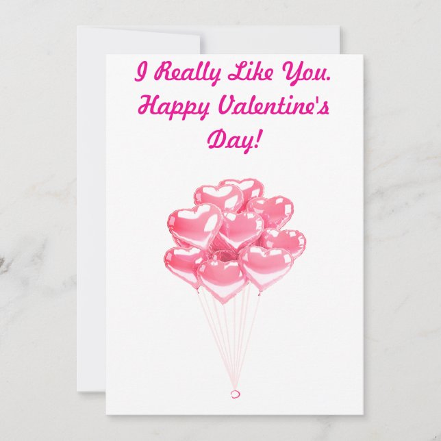 Eu Gosto Do Seu Cartão De Dia de os namorados (Frente)