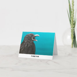 Eu Gosto Do Seu Cartão De Nota Cortante