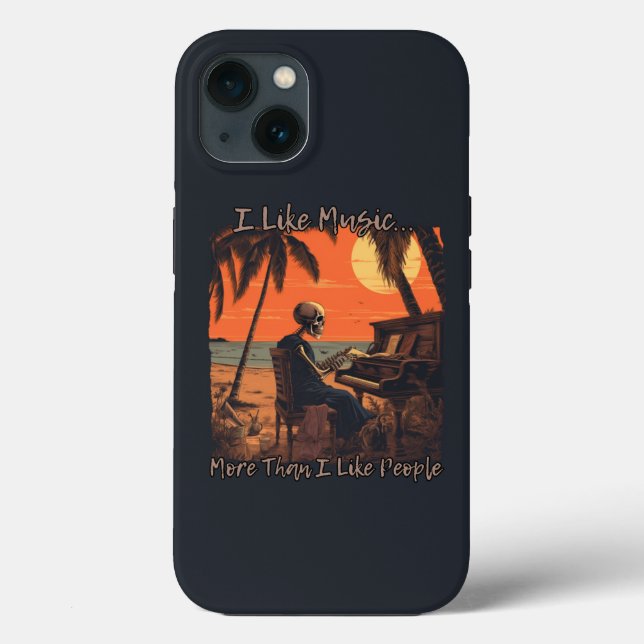 Eu gosto mais de música do que de pessoas, design  (Verso)