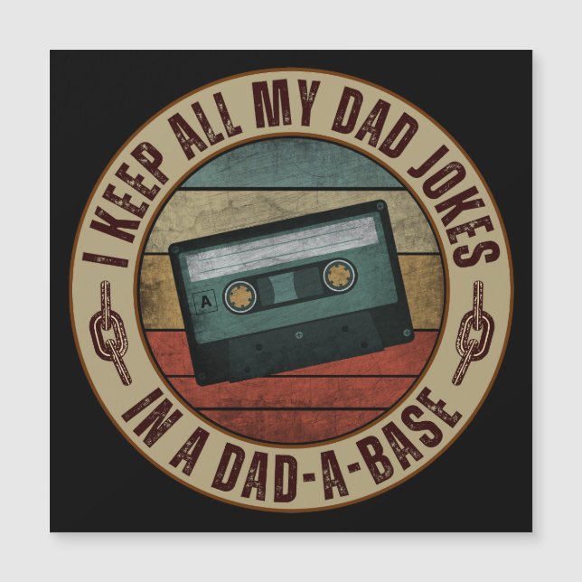 Eu guardo todas as minhas piadas de pai em uma bas (Frente)