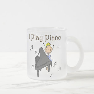 Eu jogo a caneca do piano