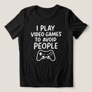 Eu jogo videogames para evitar as pessoas introver