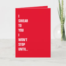 Eu Juro Para Você.. Cartão de Dia dos Namorados Sa