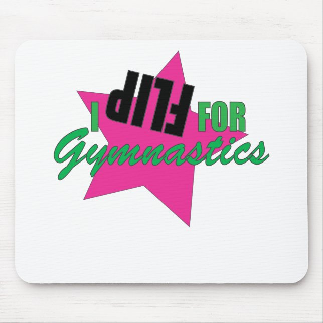 Eu lanço para a ginástica Mousepad (Frente)