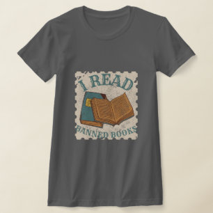 Eu leio livros proibidos Camiseta de amante de liv