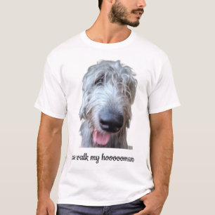 Eu Levo Meu Hoooooman Para Caminhar Camiseta Diver