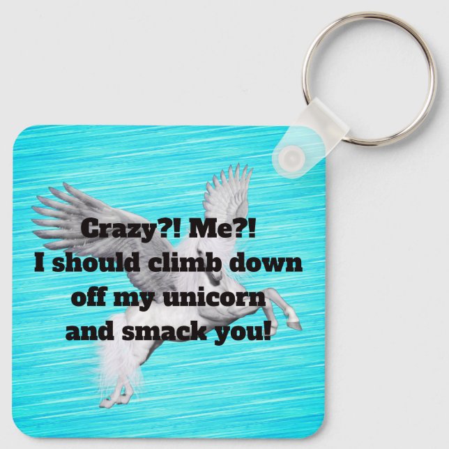 Eu? Louco? Chaveiro (Verso)