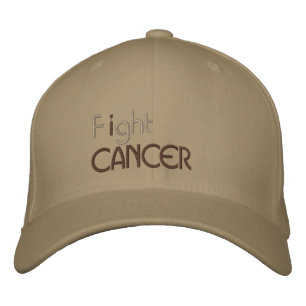 Eu luto com boné bordado cancer