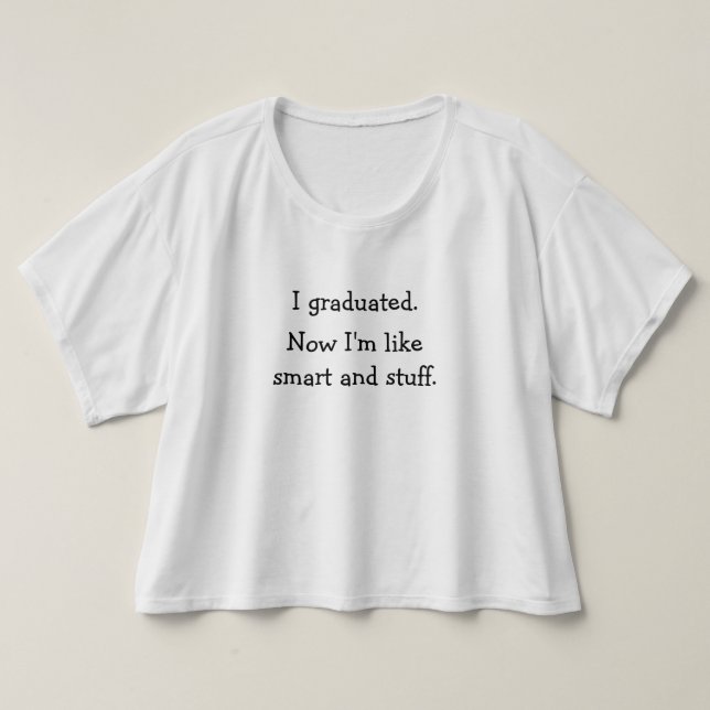 Eu me formei mulheres Formandos Engraçadas (Frente do Design)