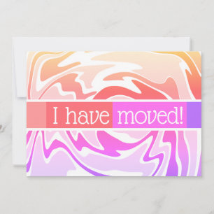 Eu Me Mudei Anúncio Divertido e Colorido