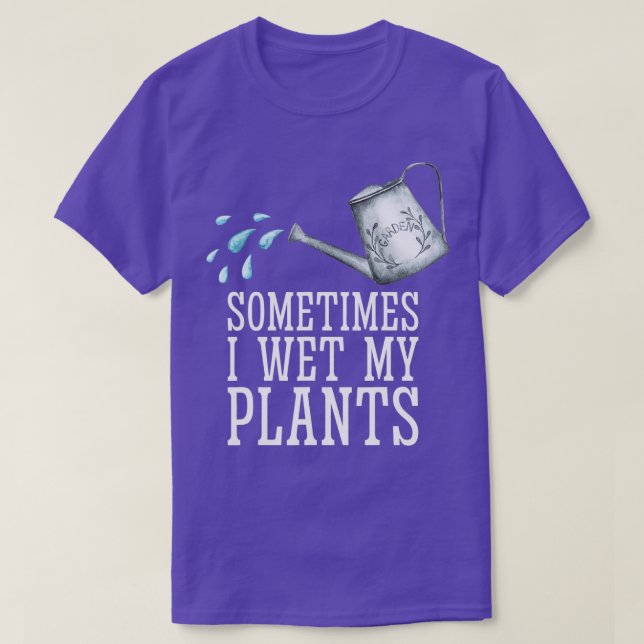 Eu Molhei Minha Camisa De Plantas (Frente do Design)