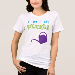 Eu molhei minha planta Design de jardinagem engraç