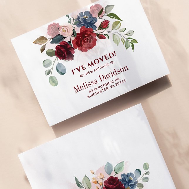 Eu movi o anúncio botânico floral da Borgonha (Criador carregado)