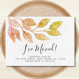 Eu movi o anúncio de movimento de folhagem de outo