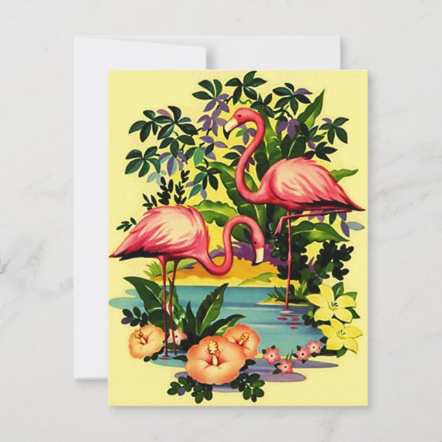 Eu movi o anúncio Flamingos para Piscina (Frente)