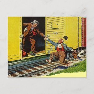 Eu mudei de anúncio - Pegando o trem