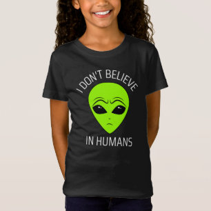 Eu Não Acredito em Humanos Camiseta