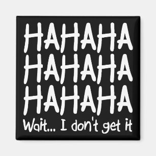 Eu não entendo Imã de geladeira engraçada