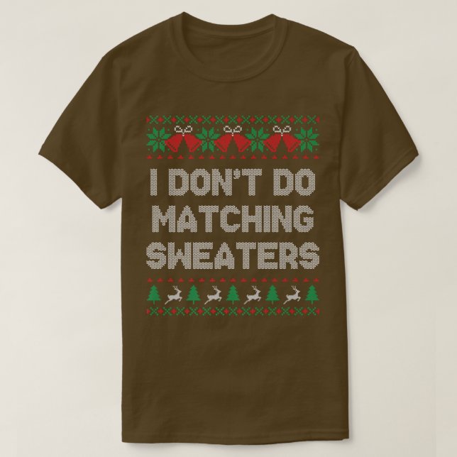 Eu Não Faço Coragem Com Suéteres Feios De Natal (Frente do Design)