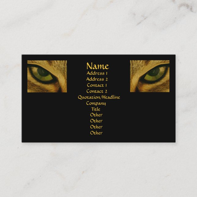 Eu não penso assim o cartão de visita v2 (Frente)