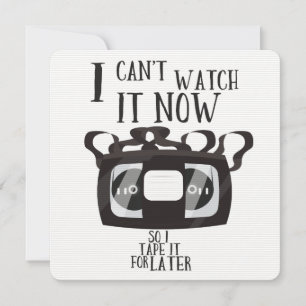 Eu não posso assistir agora - então eu gravo para 