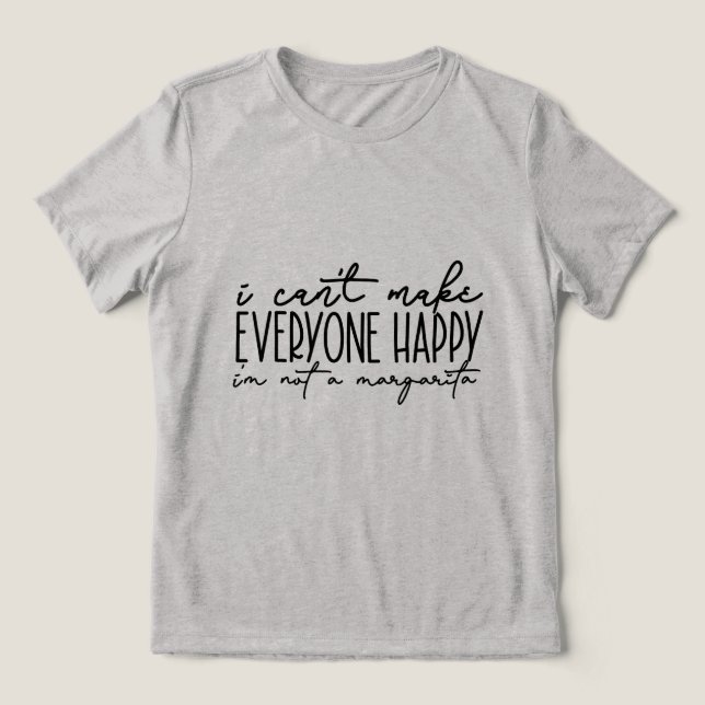 EU NÃO POSSO FAZER TODOS FELIZES (Design frontal)