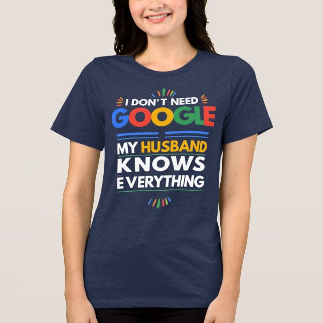 Eu não preciso do Google Meu Marido sabe tudo (Frente)