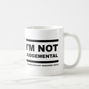Eu não sou caneca engraçada Judgemental