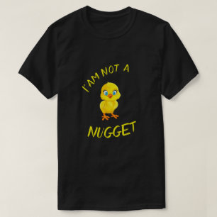 EU NÃO SOU UMA camisa de vegan NUGGET