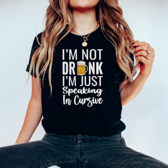 Eu não sou uma camisa engraçada Bebado (Criador carregado)