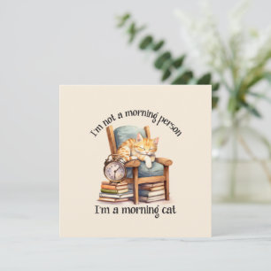 Eu não sou uma pessoa da manhã