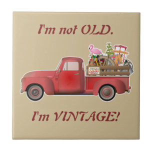 Eu não sou velho. Sou Vintage! Pequeno Caminhão Ve