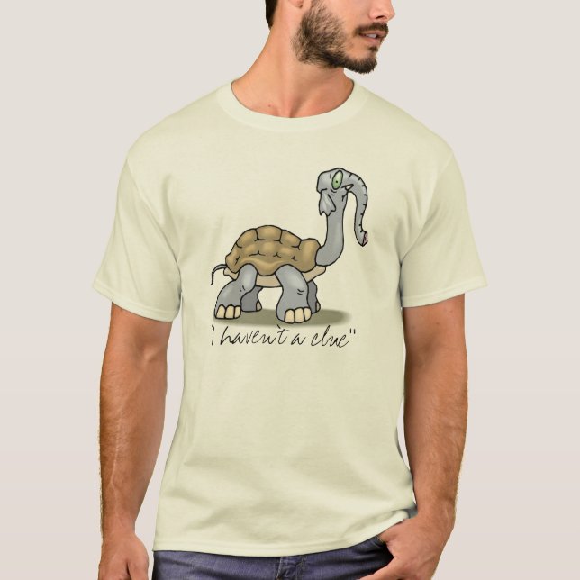 "Eu não tenho camisa de T de um indício" (Frente)