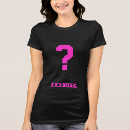 Eu nem conheço camisa (rosa gótico)