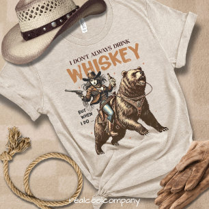 Eu Nem Sempre Bebo Whisky Mas Camiseta Vibe Wester