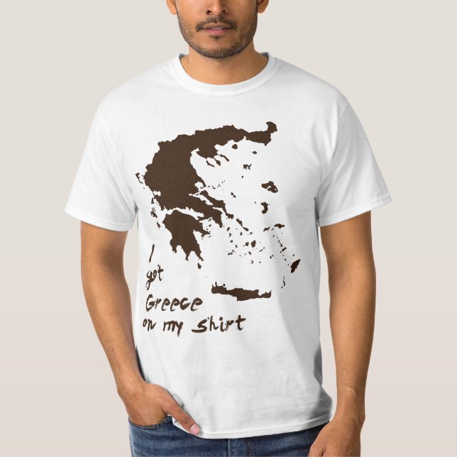 Eu obtive a graxa da piscina em minha camisa (Frente)