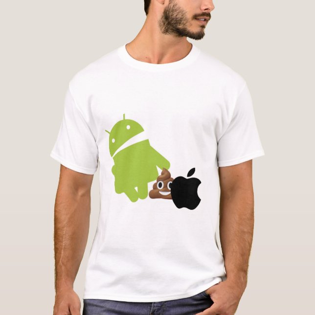 Eu odeio a camiseta do Apple Men (Frente)